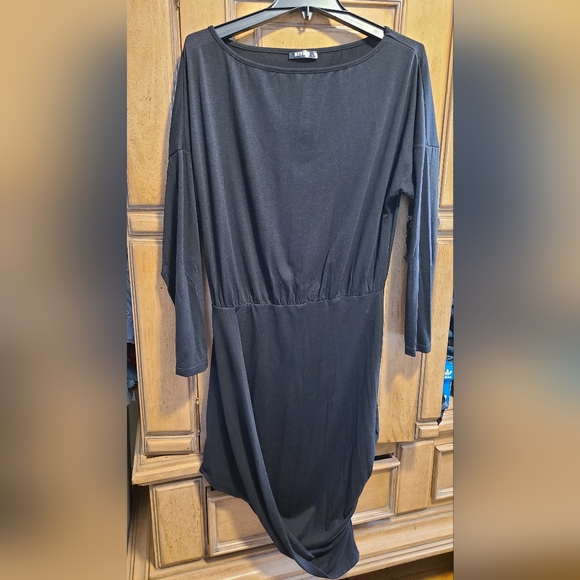 Women's Long Sleeve Off Shoulder Dress Sz L - Picture 2 of 3